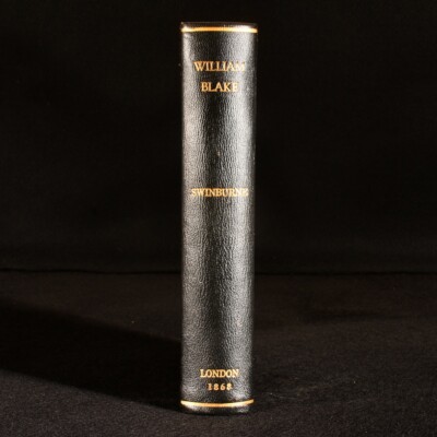 1868 William Blake A Critical Essay Algernon Charles Swinburne Second Edition...-image