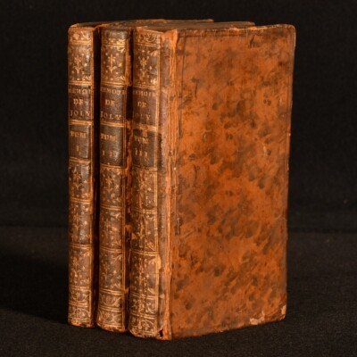 1751 3vols Memoires de Guy Joli Conseiller au Chastelet French-image