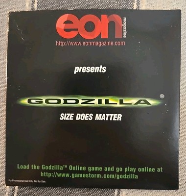 Godzilla: Size Does Matter  CD ROM -Taco Bell - PC Game EON MAGAZINE-image