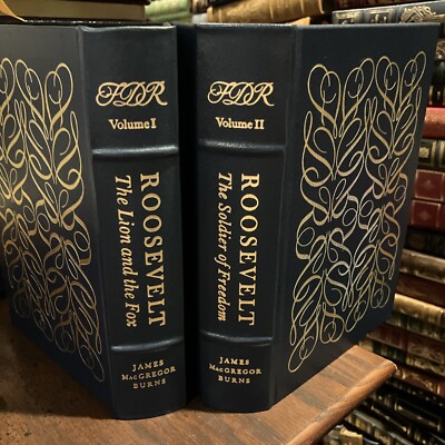 Easton Press PRESIDENT FRANKLIN ROOSEVELT: NEW DEAL:  DEPRESSION: 1930s: 2 VOLS.-image
