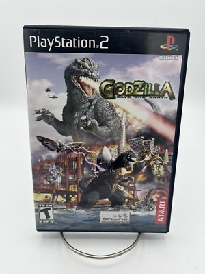 Godzilla: Save the Earth (PlayStation 2, 2004) PS2 Rare With Manual-image