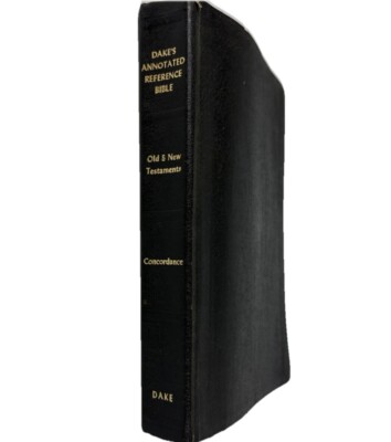 Dakes Annotated Reference Bible: Leather by Finis Jennings Dake 1982 Edition-image