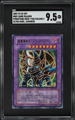 Yugioh Dark Paladin SY2-001 Ultra Rare 2003 Structure Deck Yugi OCG Vol  SGC 9.5-image