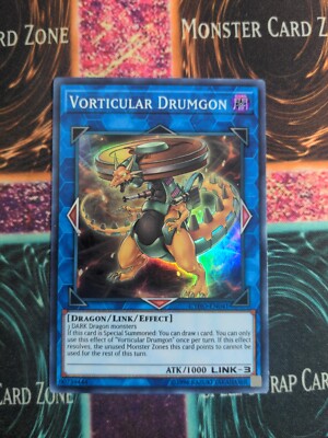 Yu-Gi-Oh! Vorticular Drumgon CYHO-EN041 Super Rare Unlimited NM d4/-image