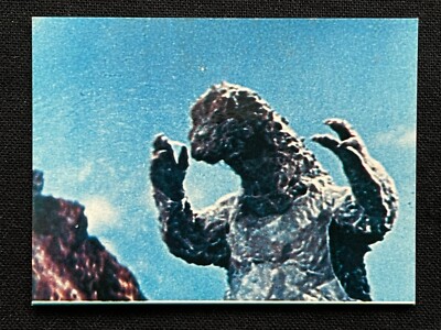 Godzilla Mothra Mini Card Japanese TOHO TOEI Menko 2.6x1.9 Rare F/S B-image