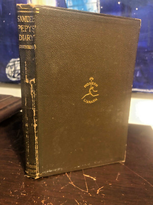 Antique - THE DIARY OF SAMUEL PEPYS / MODERN LIBRARY 1921 LEATHER-image