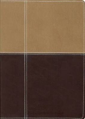 NIV Giant Print Reference Bible - Leather Bound By Zondervan - VERY GOOD-image