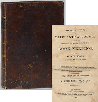 Complete System of Merchants Accounts James Morrison 1808 Bookkeeping ledgers-image