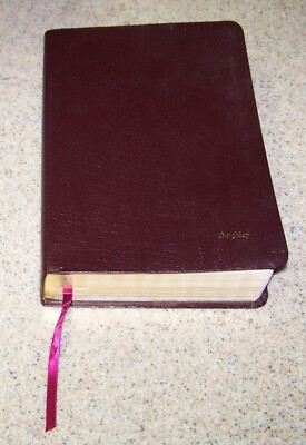 Study Bible New Living Translation NLT Burgundy Leather Red Letter-image