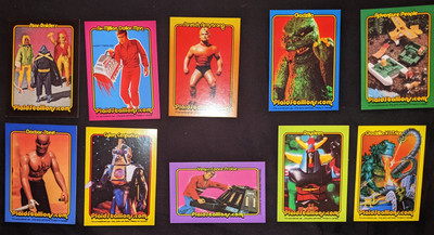 Lot Of 10 Promotional Trading Cards 70s Toys Godzilla Shogun Warriors Tomland-image