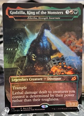 Godzilla, King of the Monsters FOIL NM #275 Zilortha, Strength Incarnate MTG-image