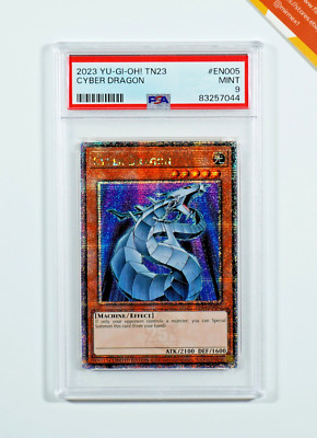 Yu-Gi-Oh! PSA 9 Cyber Dragon #EN005 25th Anniversary Tin 2023 English-image