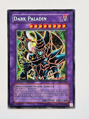 YuGiOh Dark Paladin DMG-001 - Secret Rare Limited Edition Holo NM -image