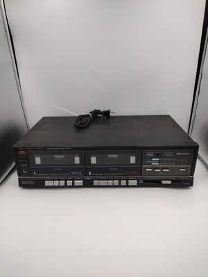 Studio Standard by Fisher Stereo Double Cassette Deck Powers On But Not Tested -image