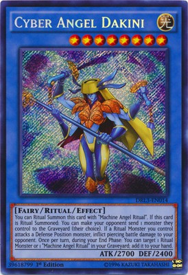 1x (EX) Cyber Angel Dakini - DRL3-EN014 - Secret Rare - 1st Edition  YuGiOh-image