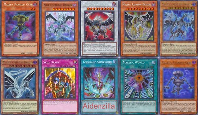 Yugioh Malefic Deck - Paradox Dragon Cyber End Stardust World Territory-image