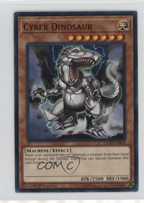 2017 Yu-Gi-Oh! Legendary Dragon Decks 1st Edition Cyber Dinosaur #LEDD-ENB08 3g6-image