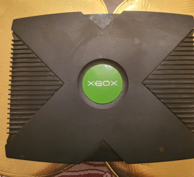 Original Xbox! Games, controllers, cords RARE! Godzilla,Halo 2 all OEM and works-image