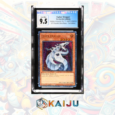 Yu-Gi-Oh! Cyber Dragon 2022 HAC1-EN014 DT Parallel Ultra Rare 1st Ed CGC GMT 10-image