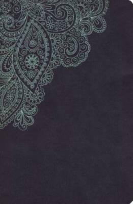 NKJV Compact Large Print Reference Bible - Leather Bound - VERY GOOD-image