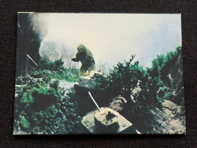 Godzilla Varan Mini Card Japanese TOHO TOEI Menko 2.6x1.9 Rare F/S A-image