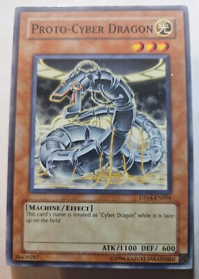 Yugioh Proto-Cyber Dragon DP04-EN004 - Zane Truesdale - Unlimited Edition -image