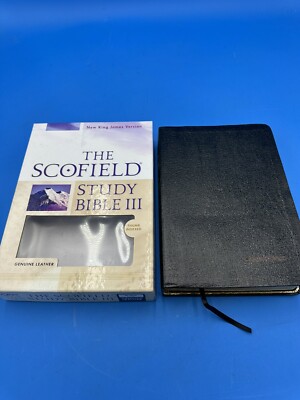 Scofield Study Bible III-NKJV (Leather / Fine Binding)-image