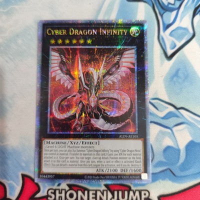 Yugioh Asian English Cyber Dragon Infinity ALIN-AE105 QCSE Original-image