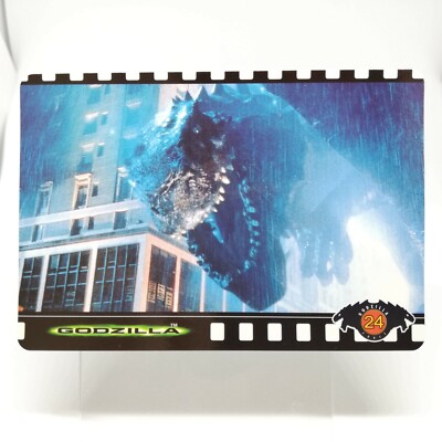 No.24 Godzilla Hollywood movie Card Japan TOHO 1998 BANDAI MADE in JAPAN TCG-image