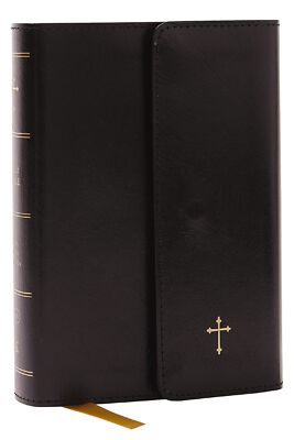KJV Holy Bible: Compact with 43000 Cross References Black Leather-image