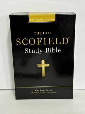 Old Scofield Study Bible KJV Anniversary Edition Burgundy Bonded Leather Bible-image