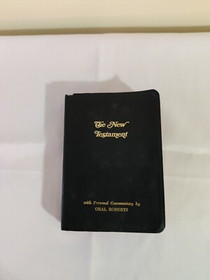The New Testament With Personal Commentary By Oral Roberts 1969 KJV Leather-image