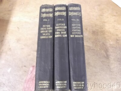 Automobile Engineering: General Reference Work-Volumes I, II, III-1920-image