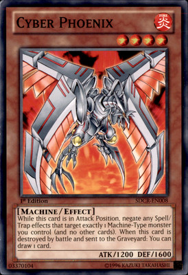 1st Ed Cyber Phoenix SDCR-EN008 Yugioh-image
