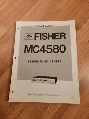 Fisher MC 4580 Stereo System Service Manual-image