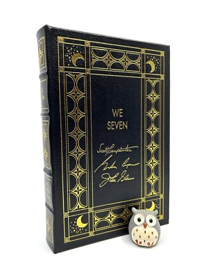 EASTON PRESS We Seven Carpenter Cooper John Glenn SIGNED Leather Astronauts NASA-image
