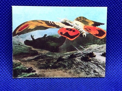 Mothra Godzilla Mini menko card 2.5 in No.089 TOHO 1970's Japanese rare F/S-image