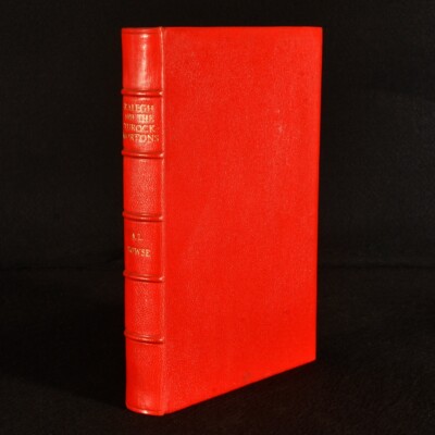 1962 Ralegh and the Throckmortons A. L. Rowse Leather Binding Illustrated-image