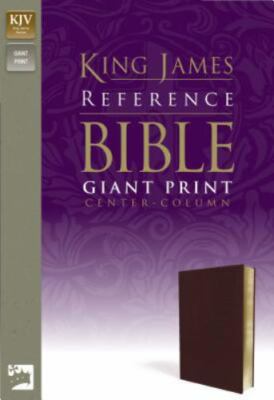 King James Version Reference Bible, Giant Print, Leather Look-image