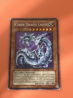 YuGiOH CYBER DRAGON LASER CARD • (Laser Dragon) Rare • DP04 IT003 • EXCELLENT-image