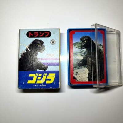 Godzilla Vintage Playing Cards 1960's - 1970's Japan Only Rare YAMAKATSU-image
