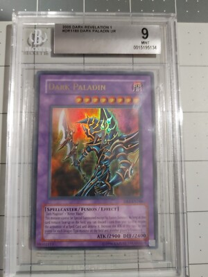 Yugioh MINT Dark Paladin DR1-EN160 Ultra Rare Dark Revelation Volume BGS 9-image
