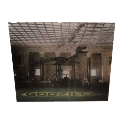 1998 Tristar Taco Bell Godzilla 3D Lenticular Promo Card Pile On The Fun-image