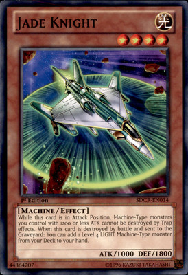 1st Ed Jade Knight SDCR-EN014 Yugioh-image