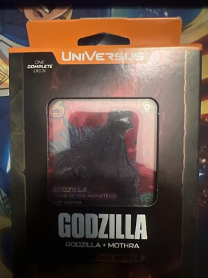 Universus Godzilla Challenger Series TCG GODZILLA & MOTHRA [60 Card Deck & Pack]-image