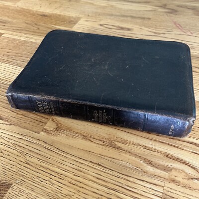 Holy Bible Scofield Reference Edition Oxford 1945 Worn Distressed Complete-image