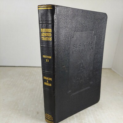 Antique 1920 Leather Business Administration LaSalle Extension University Vol 11-image