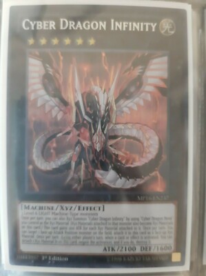 Cyber Dragon Infinity MP16 Secret Rare NM Yugioh English 1st-image