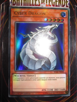 YU-GI-OH! ULTRA RARE CYBER DRAGON BLR-FR048 NEW FRENCH 1 EDITION-image