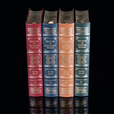 Easton Press Book of Business/Investing/Leadership/Management Wisdom Peter Krass-image